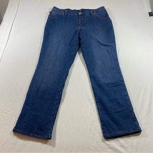 Lee Jeans Women’s 16 Straight Leg Relaxed Flannel Lined Jeans Winter jeans denim